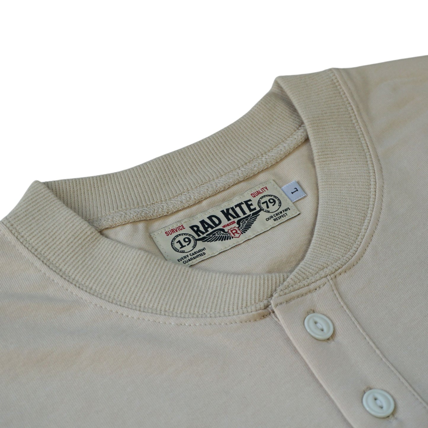 RADKITE(ラッドカイト) 23S-RK03 Henley Neck S/S Shirt