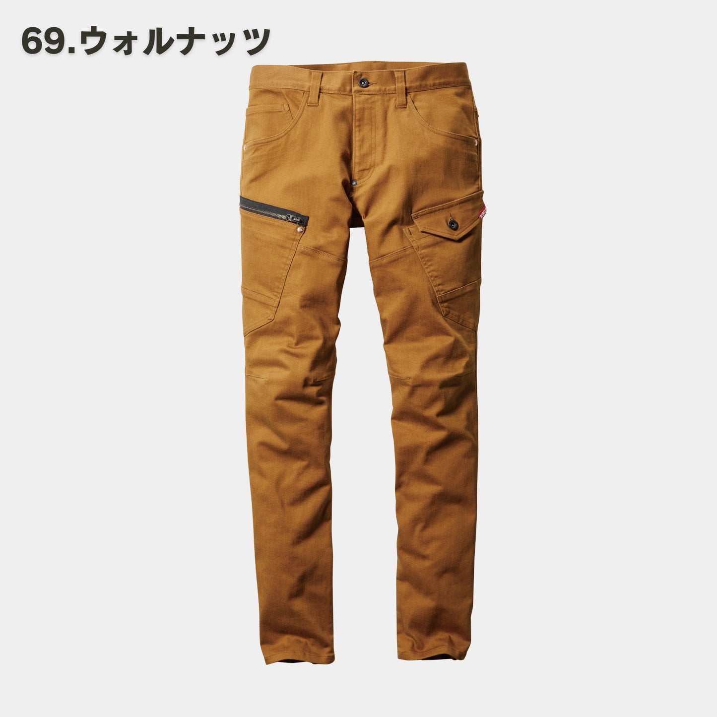 BURTLE(バートル) 5002 コーデュラストレッチデニムカーゴパンツ(伸長率27%・ヴィンテージ加工・細身・おしゃれ・ユニセックス・秋冬)