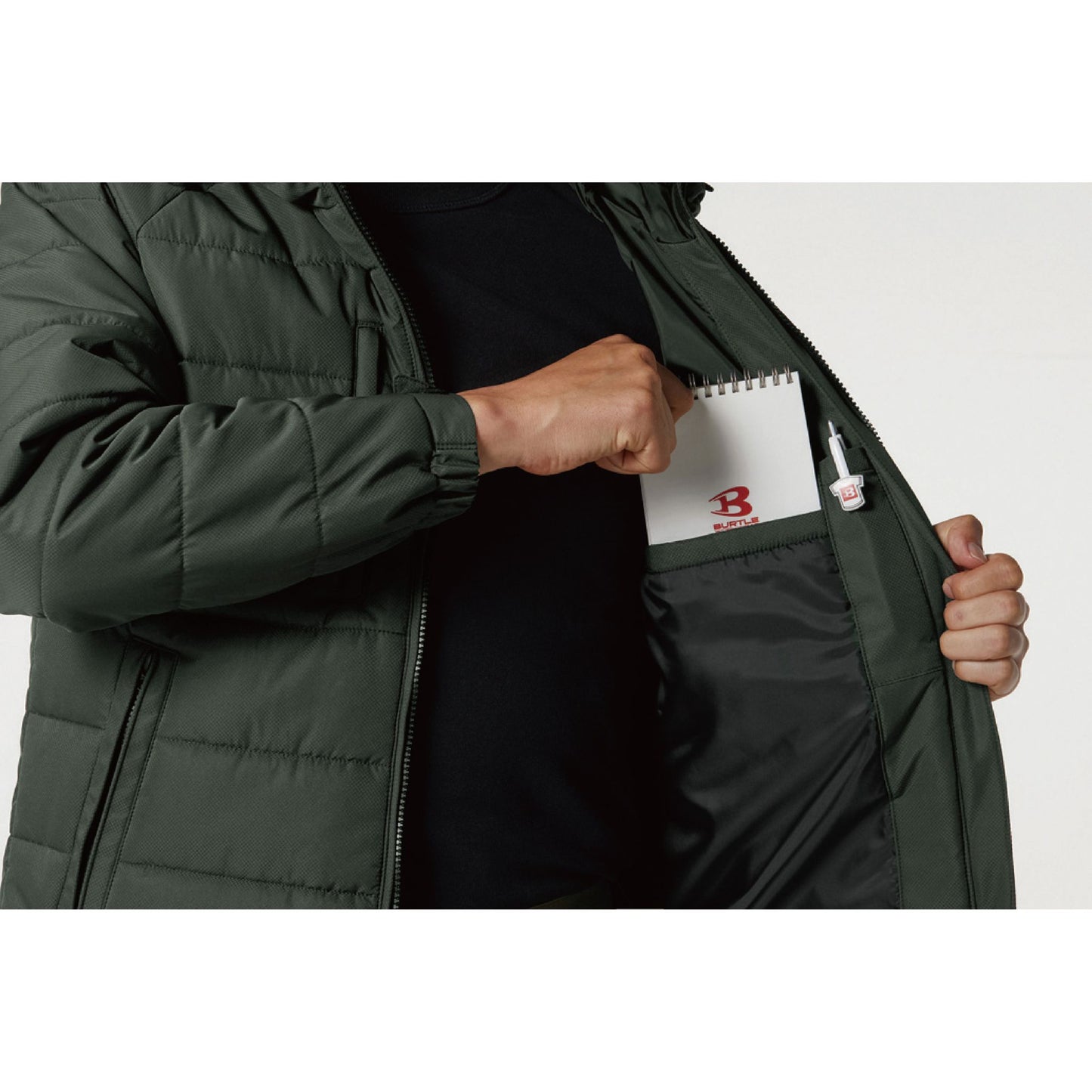 BURTLE(バートル) 5030 防寒フーディジャケット(大型フード・軽量・防水・保温・ダブルジップ・ユニセックス・秋冬)