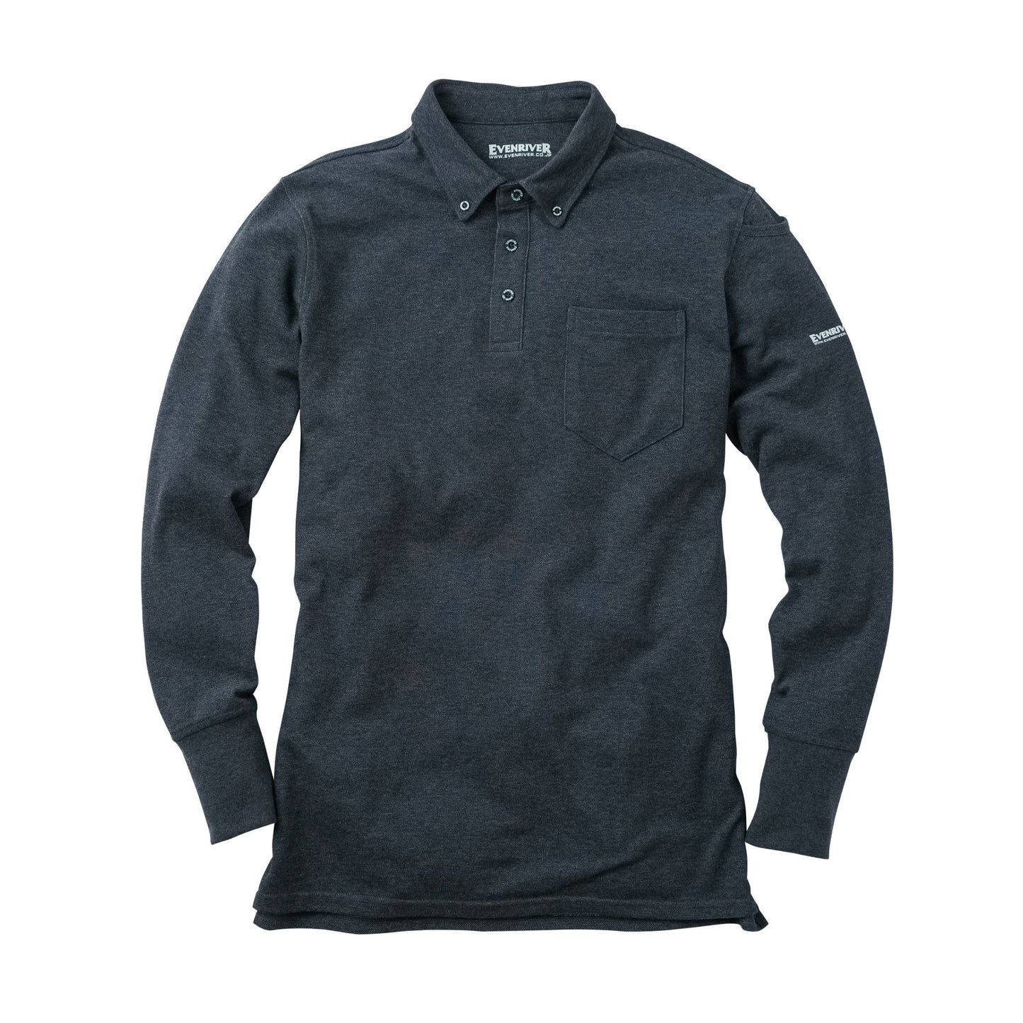 EVENRIVER(イーブンリバー) NR-406 長袖ポロシャツ 【在庫限り】