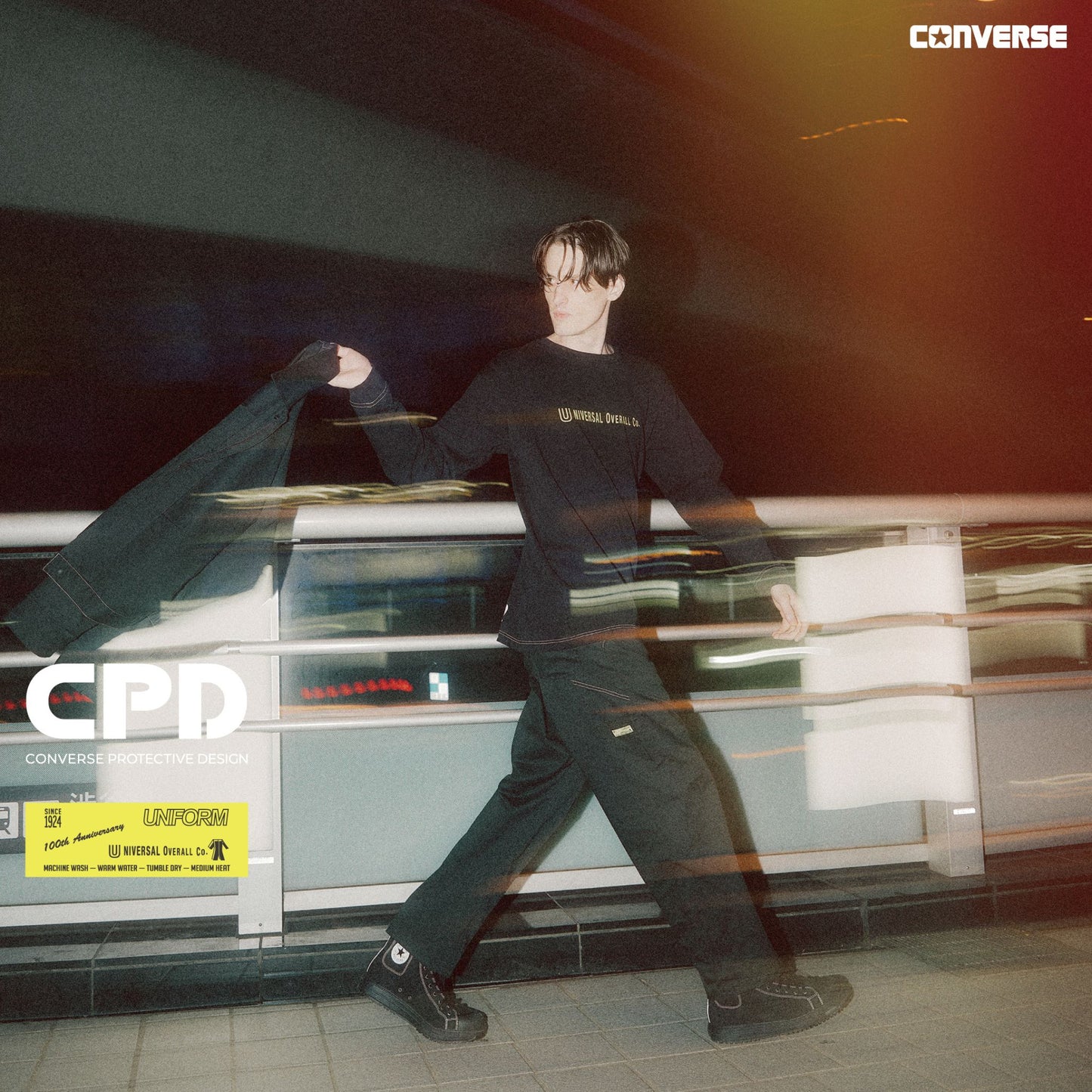 CONVERSE(コンバース) UN2413201CS LONG SLEEVE T-SHIRT