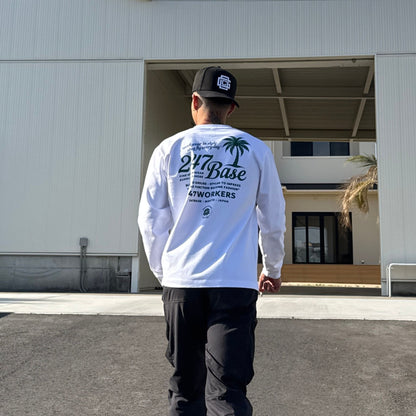 247BASEオリジナル限定Tシャツホワイト着用イメージ