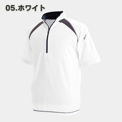TS DESIGN(ティーエスデザイン) 3015 ショートスリーブハーフジップ
