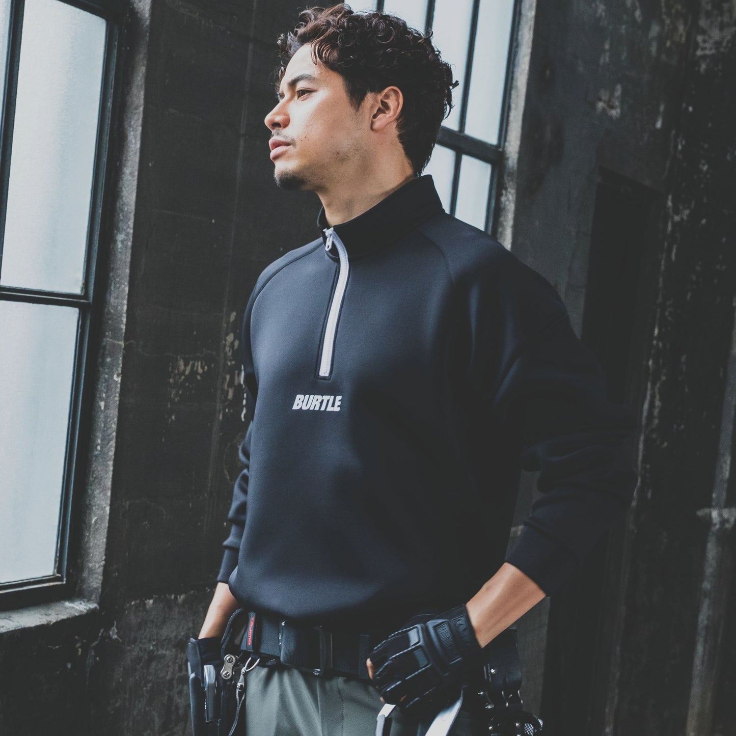 BURTLE(バートル) 4111 エアーテックハーフジップウェア　【12月初旬入荷予定】