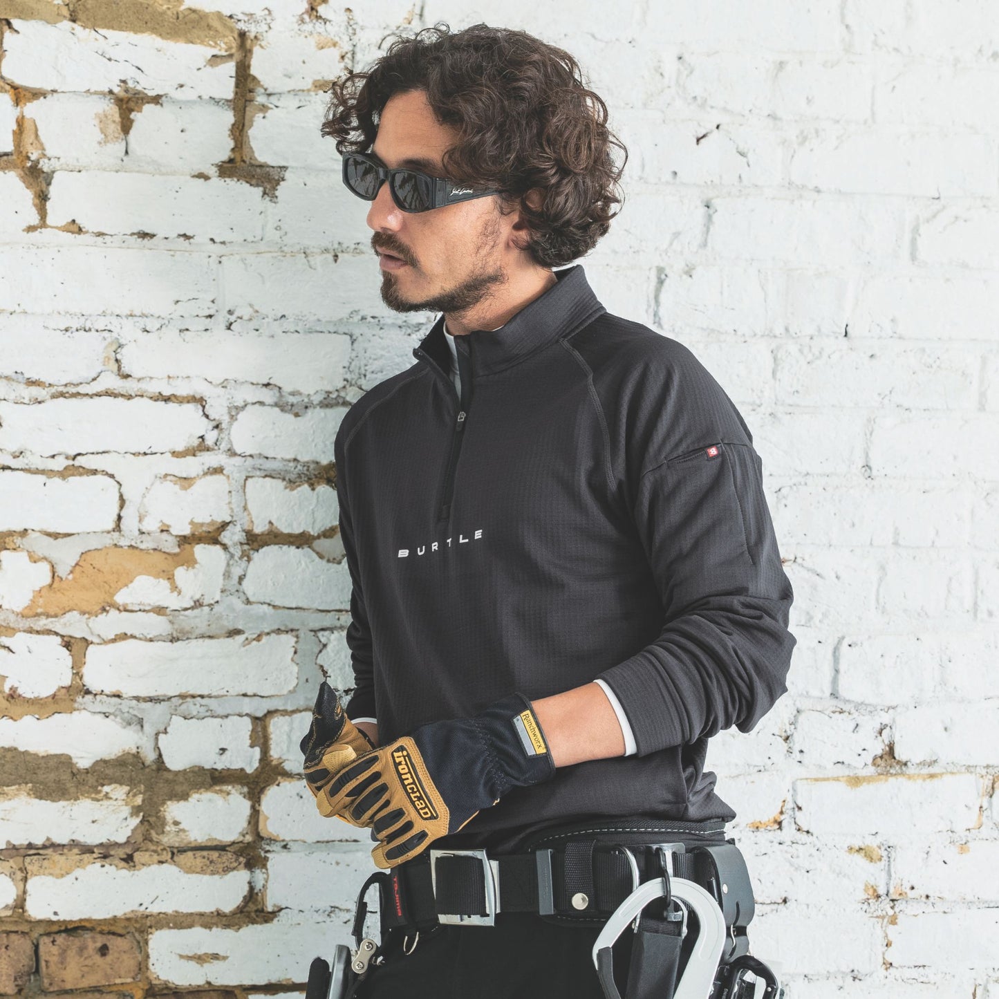 BURTLE(バートル) 4113 ハーフジップシャツ