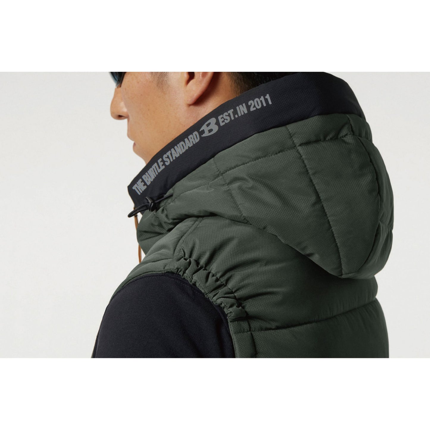 BURTLE(バートル) 5034 防寒フーディベスト（大型フード・軽量・防水・保温・ダブルジップ・ユニセックス・秋冬）