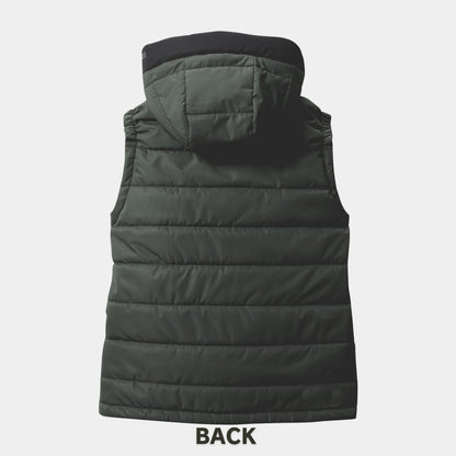BURTLE(バートル) 5034 防寒フーディベスト（大型フード・軽量・防水・保温・ダブルジップ・ユニセックス・秋冬）