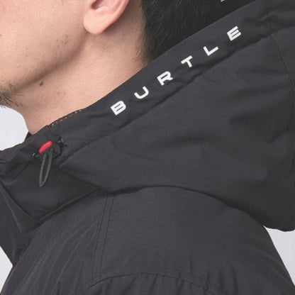 BURTLE(バートル) 5064 防寒ベスト（大型フード付き・強撥水・防風ラミネート・耐水性10,000mm・ウォッシャブル・軽量マイクロソフトシェル・ユニセックス・秋冬）