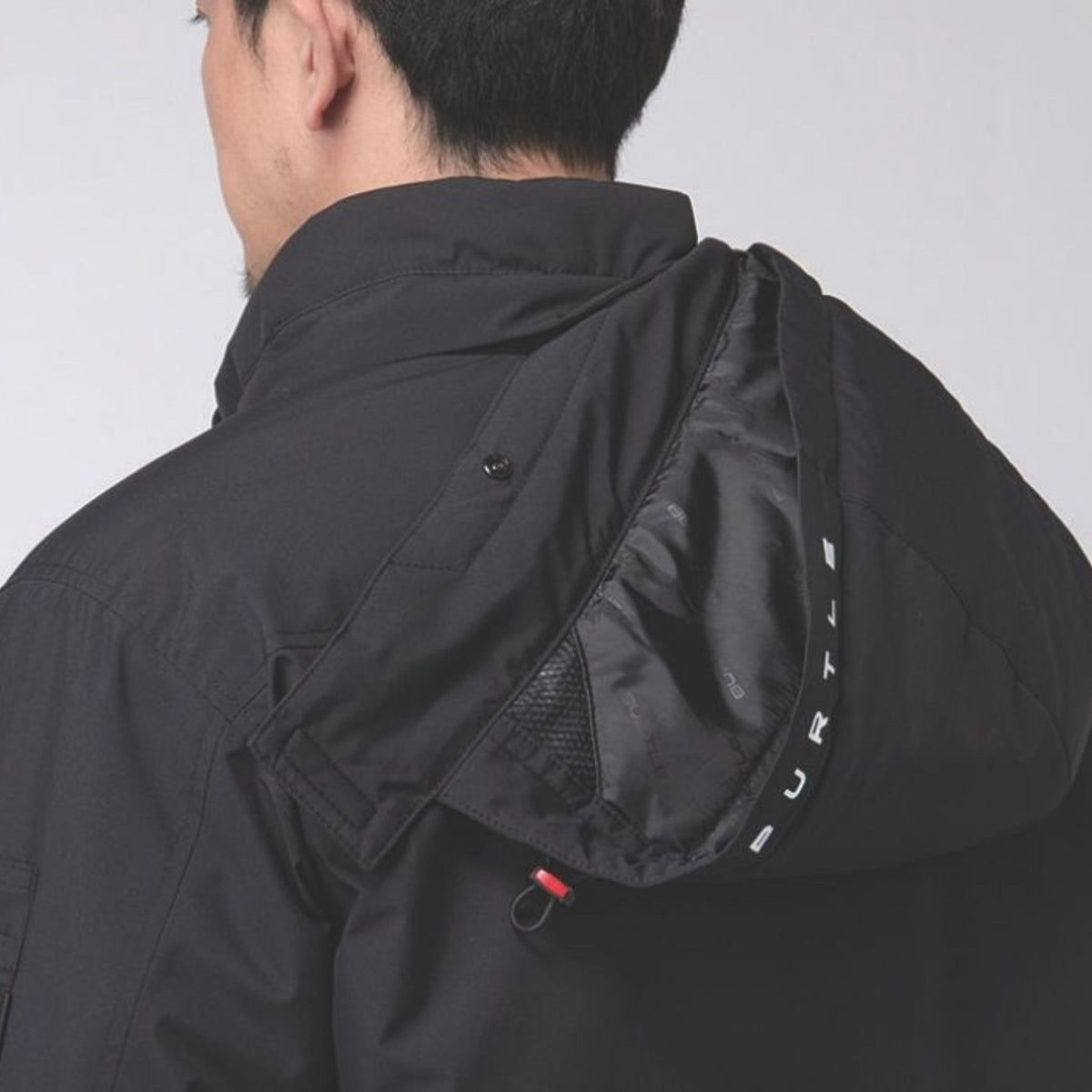 BURTLE(バートル) 5064 防寒ベスト（大型フード付き・強撥水・防風ラミネート・耐水性10,000mm・ウォッシャブル・軽量マイクロソフトシェル・ユニセックス・秋冬）