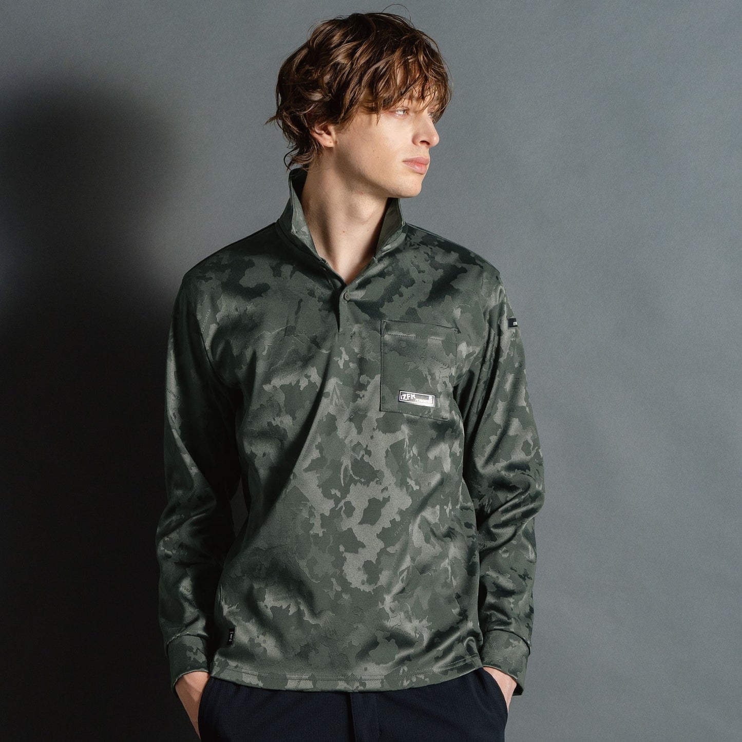 I’ZFRONTIER(アイズフロンティア) 8011 ストレッチジャガードワークシャツ