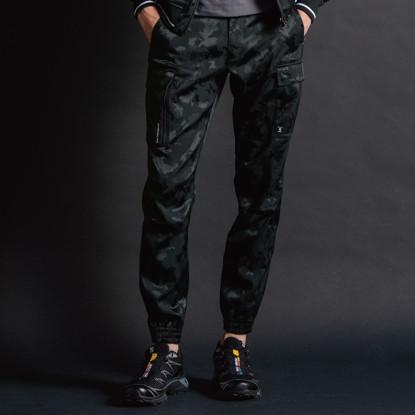 I’ZFRONTIER(アイズフロンティア) 8013 ストレッチジャガードジョガーパンツ