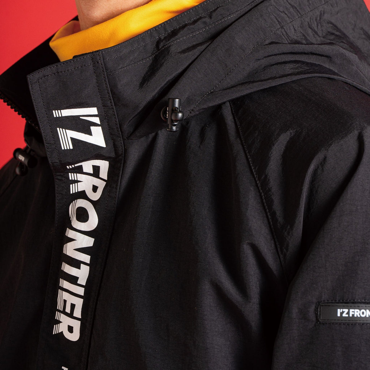 I’ZFRONTIER(アイズフロンティア) 9019P ハードタスランナイロンハーフジップパーカー