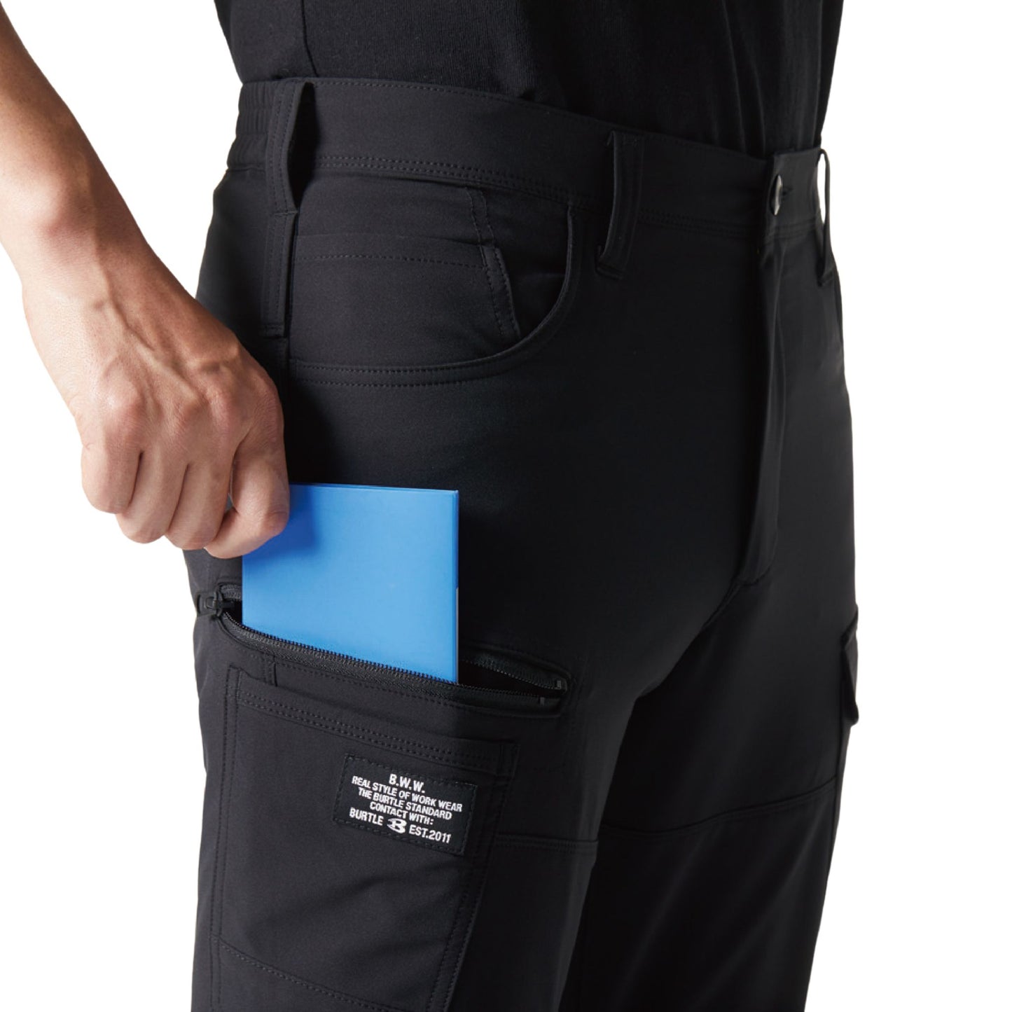 BURTLE(バートル) 9502 4WAYストレッチカーゴパンツ（制電 JIS T8118適合・軽量・ストレッチ・ユニセックス・秋冬）