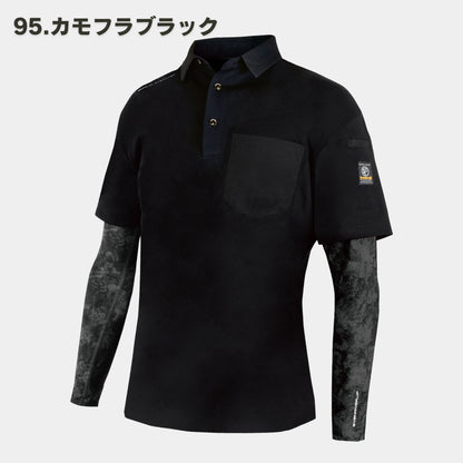 EVENRIVER(イーブンリバー) HY09L フェイクレイヤードドライポロシャツ