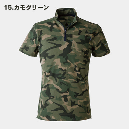 EVENRIVER(イーブンリバー) NRS216 ヘビーウェイトジップネックTシャツ(半袖)