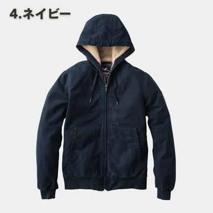 EVENRIVER(イーブンリバー) R608 コットン裏ボアフーディジャケット