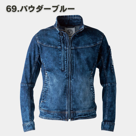 EVENRIVER(イーブンリバー) USD907 ストレッチデニムブルゾンX9