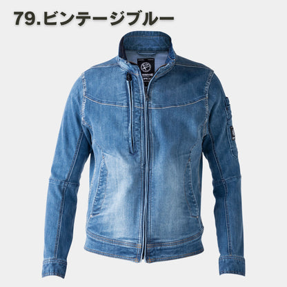 EVENRIVER(イーブンリバー) USD907 ストレッチデニムブルゾンX9